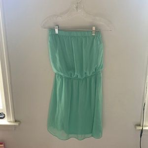 Express dress light green